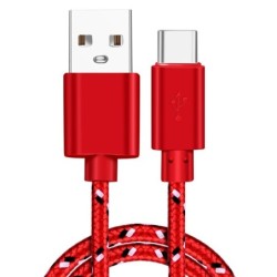 CablesCable trenzado de nailon - datos/sincronización/carga rápida - USB tipo C