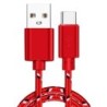 CablesCable trenzado de nailon - datos/sincronización/carga rápida - USB tipo C