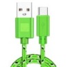 CablesCable trenzado de nailon - datos/sincronización/carga rápida - USB tipo C