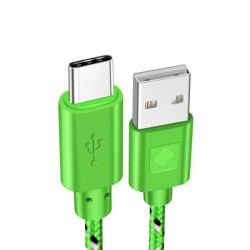 CablesCable trenzado de nailon - datos/sincronización/carga rápida - USB tipo C