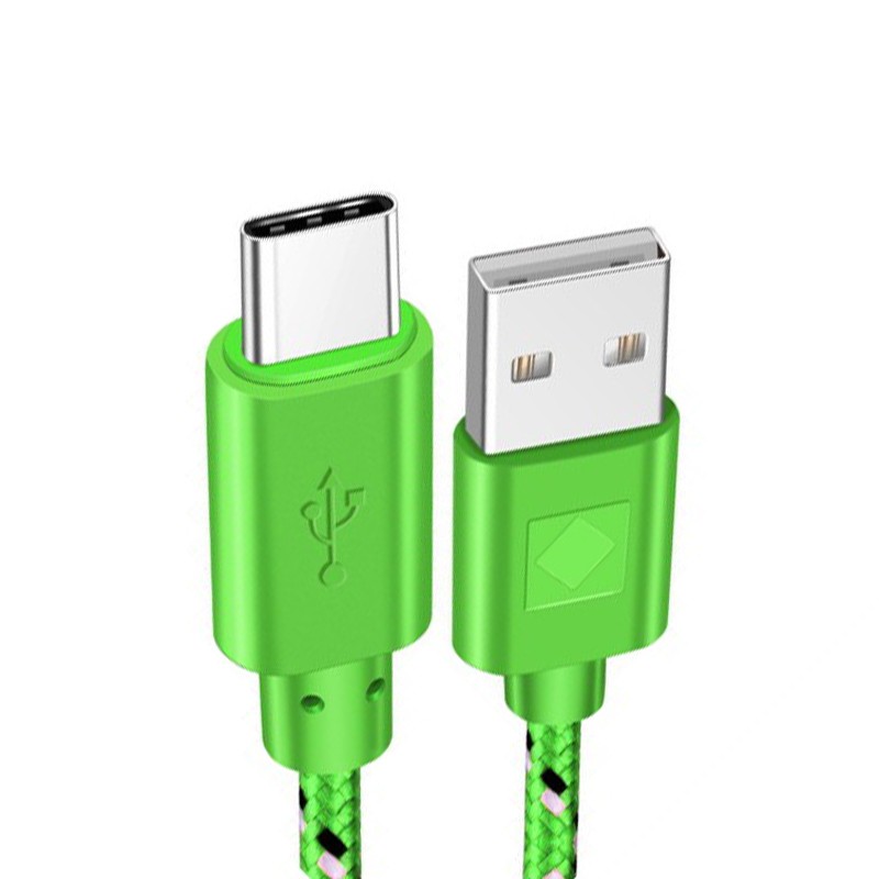 CablesCable trenzado de nailon - datos/sincronización/carga rápida - USB tipo C