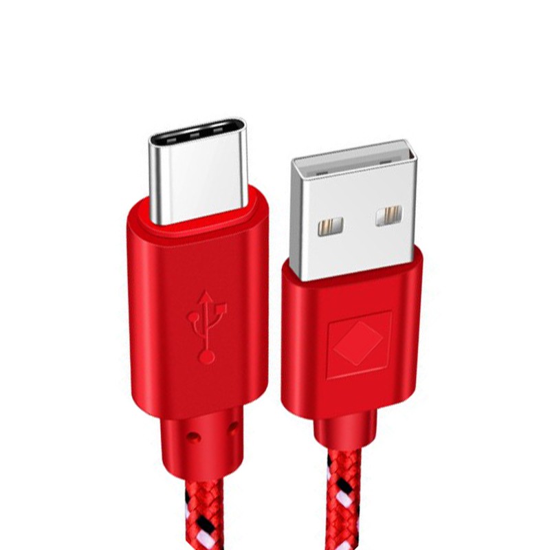 CablesCable trenzado de nailon - datos/sincronización/carga rápida - USB tipo C