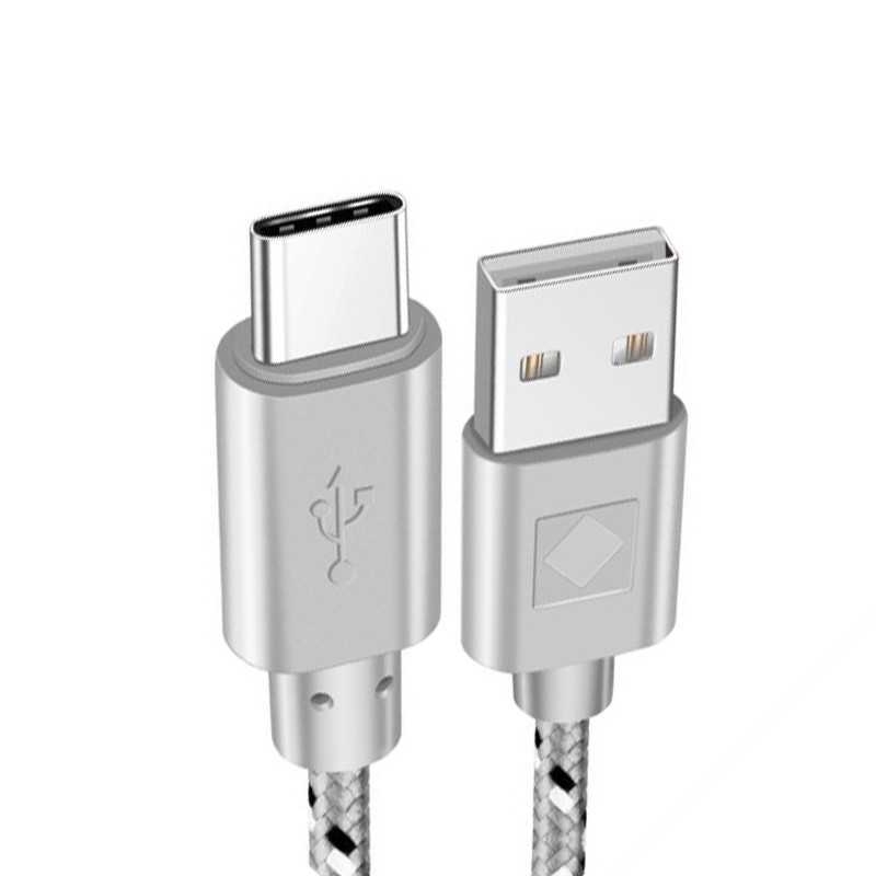 CablesCable trenzado de nailon - datos/sincronización/carga rápida - USB tipo C