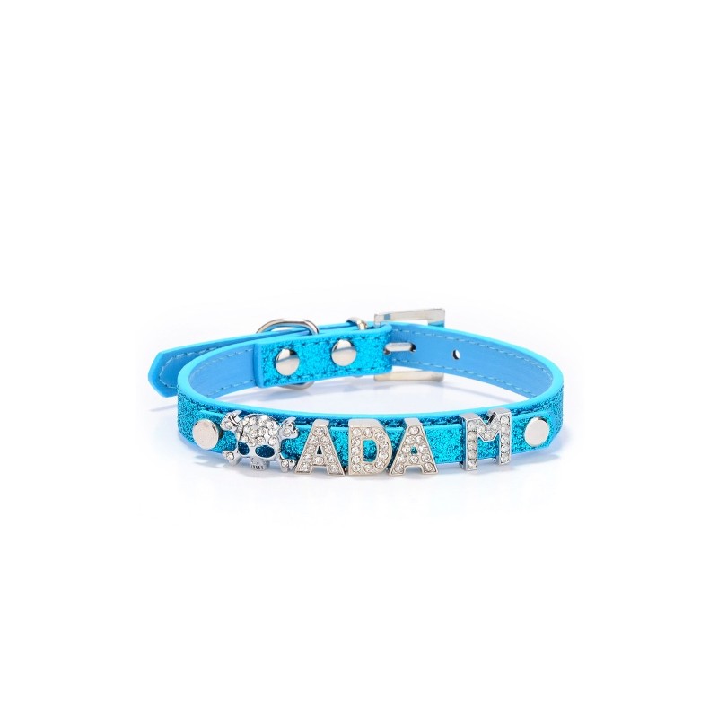 Collares & CorreasCollar para perros/gatos - con nombre de cristal y charm - personalizado Collares & CorreasCollar para perros/gatos - con nombre de cristal y charm - personalizado