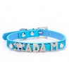 Collares & CorreasCollar para perros/gatos - con nombre de cristal y charm - personalizado