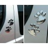 PegatinasHuella animal 3D - pegatina para coche