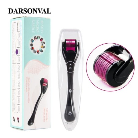 PielDerma roller - microneedling - aguja de titanio - para rostro / cuello