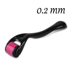 PielDerma roller - microneedling - aguja de titanio - para rostro / cuello