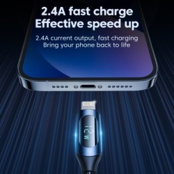 CablesCable de carga rápida USB - para iPhone - con pantalla LED