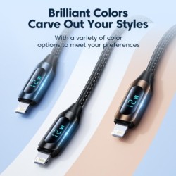 CablesCable de carga rápida USB - para iPhone - con pantalla LED
