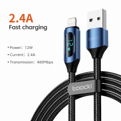CablesCable de carga rápida USB - para iPhone - con pantalla LED