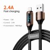 CablesCable de carga rápida USB - para iPhone - con pantalla LED