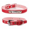 Collares & correasCollar para perros / gatos - Placa de identificación - personalizado - grabado - cuero