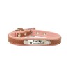 Collares & correasCollar para perros / gatos - Placa de identificación - personalizado - grabado - cuero