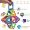 ConstrucciónBloques magnéticos de plástico - juego de construcción - juguete educativo
