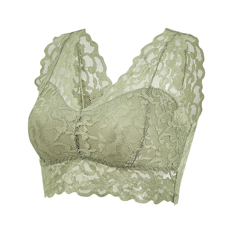 LenceríaSujetador sexy de encaje - top corto - con push up - sin aros