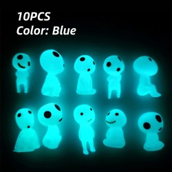 Luminous tree spirits - mini ghosts - garden decoration - blue - 10 piecesSolar lighting