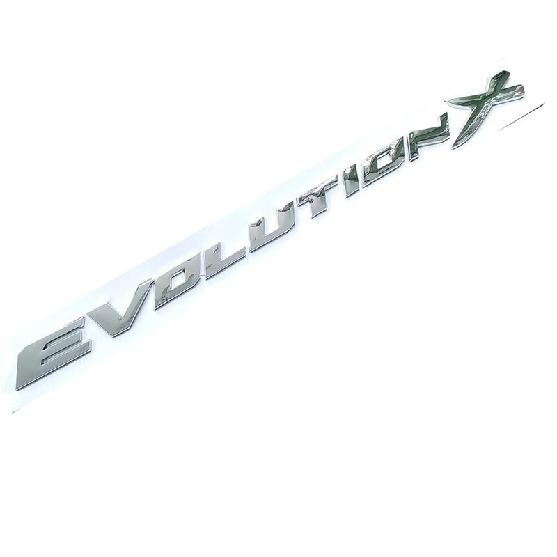 PegatinasEmblema decorativo para coche - Adhesivo de plástico - Letras Evolution X