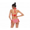 Baño y ropaConjunto de bikini sexy a rayas