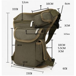 Canvas waist / leg bag - with beltBags