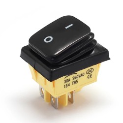 4 Pin DPST - T85 - car / boat toggle - rocker switch with LED - waterproofSwitches