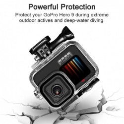 ProtteciónEstuche de carcasa impermeable - cubierta de buceo / subacuática - para GoPro Hero 9 Black