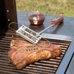 Barbacoa - BBQBarbacoa - Marcador de carne con letras intercambiables