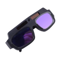 CascosGafas de soldadura - lente antichoque - energía solar - oscurecimiento automático