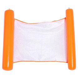 NataciónHamaca inflable flotante para piscina.