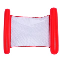 NataciónHamaca inflable flotante para piscina.