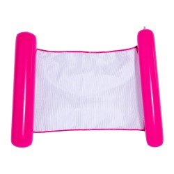 NataciónHamaca inflable flotante para piscina.