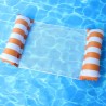 NataciónHamaca inflable flotante para piscina.