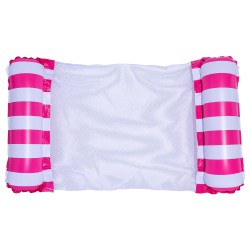 NataciónHamaca inflable flotante para piscina.