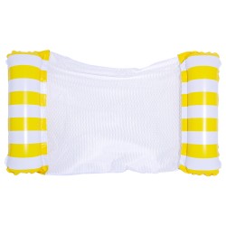 NataciónHamaca inflable flotante para piscina.