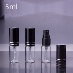 PerfumeEnvase de perfume - botella de vidrio vacía - con atomizador - 5ml / 10 ml / 15 ml - 100 piezas