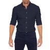 CamisetasCamisa elegante de manga larga - con cremallera/botones - corte ajustado