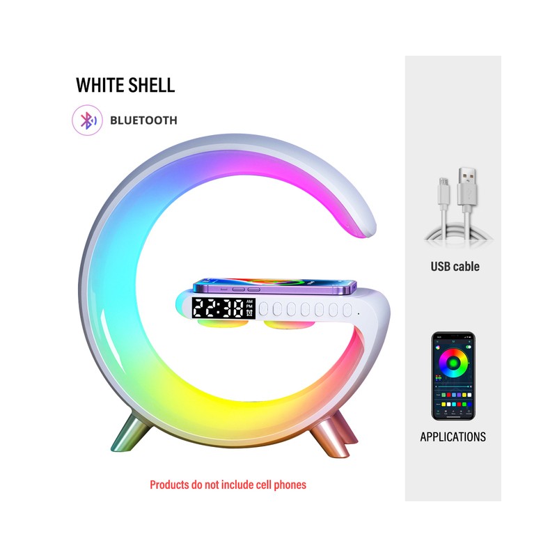 LED night light - RGB - USB - alarm clock / speaker / APP controlClocks