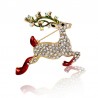 BrochesReno de cristal - Broche de Navidad