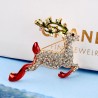 BrochesReno de cristal - Broche de Navidad