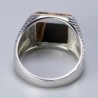 925 sterling silver ring - signet with tiger eye stoneRings