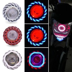 Luces de giroFaro de motocicleta - proyector LED - luz única - ojos de ángel / diablo