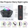 Starry sky projector - LED night light - with speaker - BluetoothLights & lighting