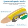 PiesPlantillas ortopédicas deportivas - soporte para el arco del pie