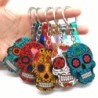 Colorful Mexican skull - keychainKeyrings