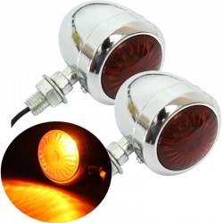 Luces de giroLuces intermitentes para motocicleta - intermitentes - 12V - 2 piezas