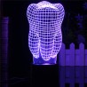 Iluminación de escenarios y eventosLámpara LED 3D Tooth RGB - USB - luz táctil