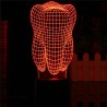 Iluminación de escenarios y eventosLámpara LED 3D Tooth RGB - USB - luz táctil