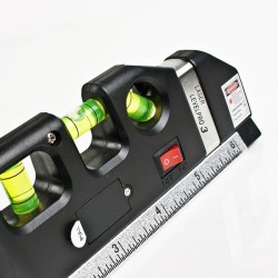 MediciónNivel láser multiusos - cinta métrica horizontal/vertical