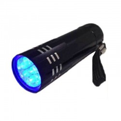 LinternasMini linterna UV - resistente al agua - 9 LED