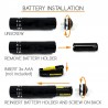 LinternasMini linterna UV - resistente al agua - 9 LED